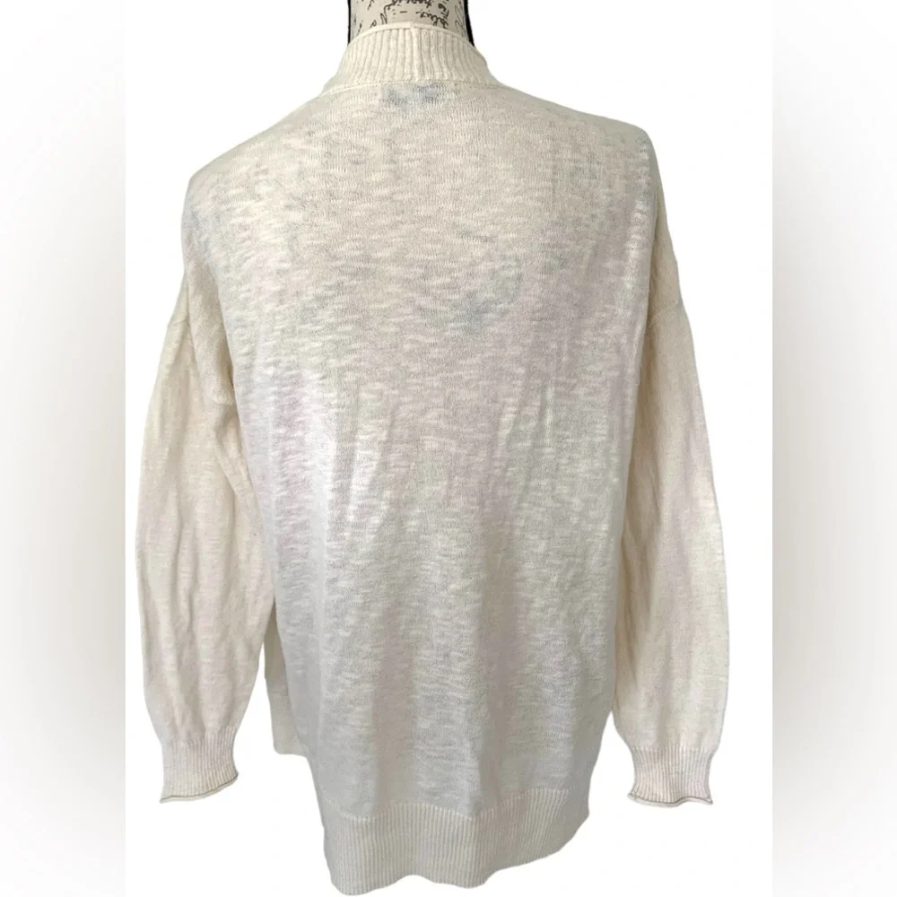 Madewell Bradley Cardigan Sweater Cream Size S - Picture 4 of 9